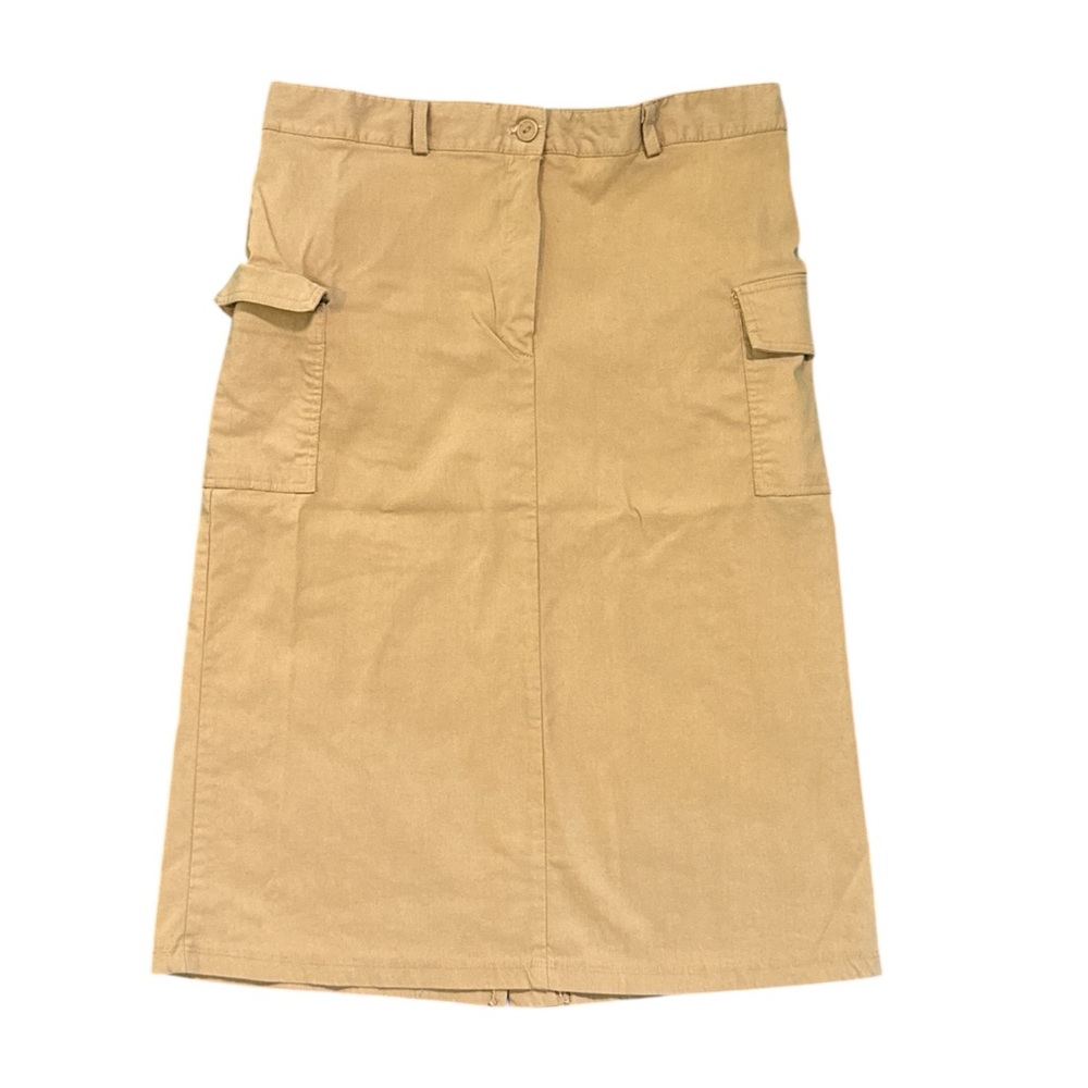 Vintage 575 tan pencil skirt